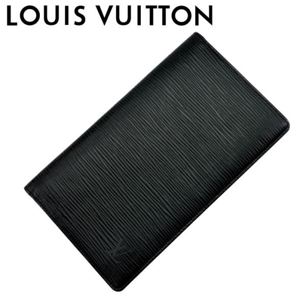 ルイヴィトン　エピ　ブラック 二つ折り財布 LOUIS VUITTON（ルイ・ヴィトン） 【中古】LOUIS VUITTON 二つ折り 長