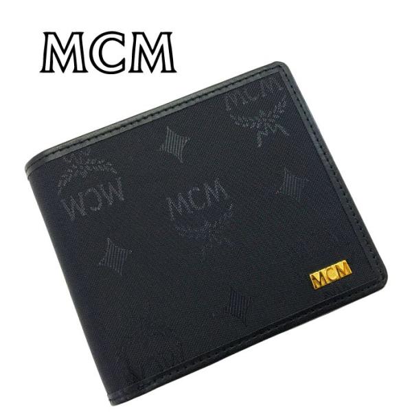 MCM（エムシーエム） 【中古】MCM 二つ折り財布【ほぼ新品】メンズ