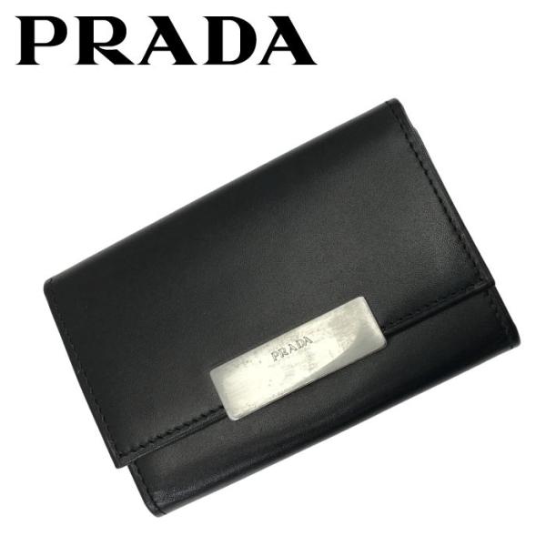 PRADA（プラダ） 【中古】PRADA キーケース 6連【非常に良い】レザー