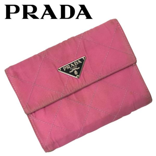PRADA（プラダ） 【中古】PRADA 二つ折り財布【やや傷や使用感あり