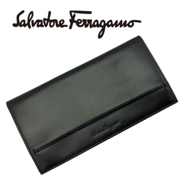 ✨新品未使用・箱付き✨　Ferragamo 長財布　札カード入れ　二つ折り　SF FERRAGAMO（フェラガモ） 【中古】Salvatore Ferragamo サルバトーレ