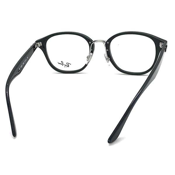 RayBan レイバン ブラック×シルバーメガネフレーム ブランド 眼鏡 RX-5355F-2000 :RX-5355F-2000