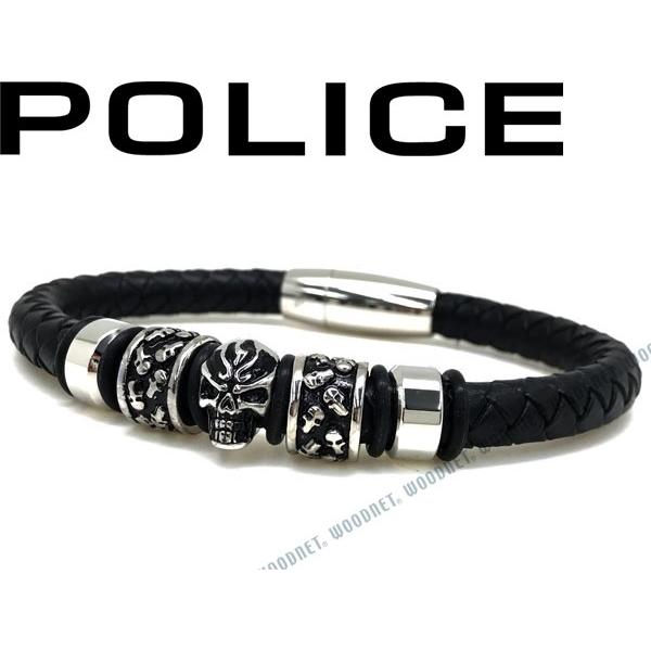 POLICE ポリス ブレスレット ブラック SOUL-01