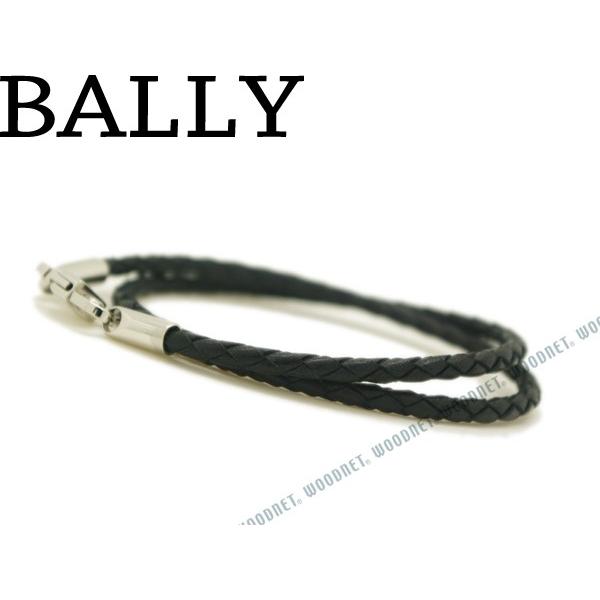 Bally（バリー） ブレスレット ブラック STABBIO-SA-210 : WOODNET 