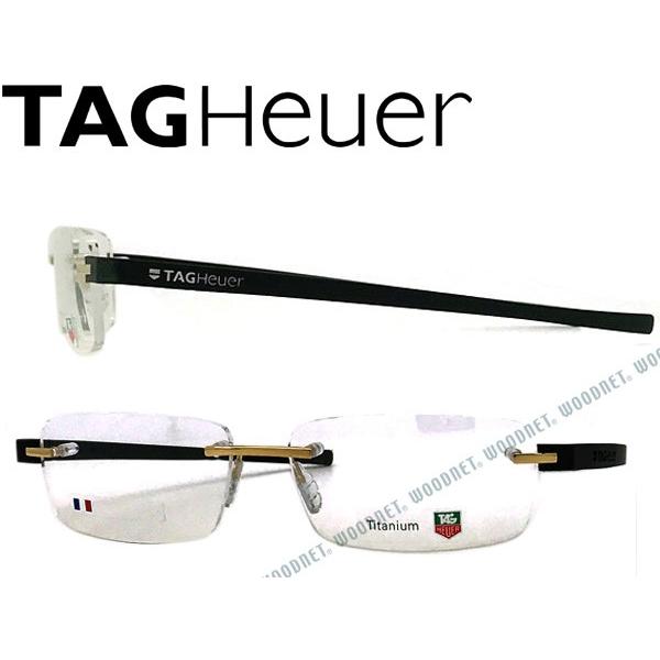 TAG HEUER（タグ・ホイヤー） ゴールド 縁無し メガネフレーム 