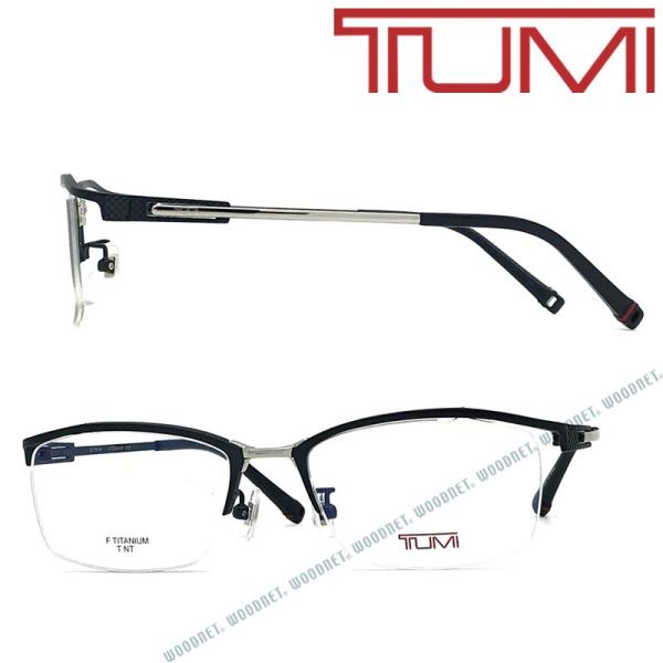 TUMI（トゥミ） マットネイビー メガネフレーム ブランド 眼鏡 TU-10
