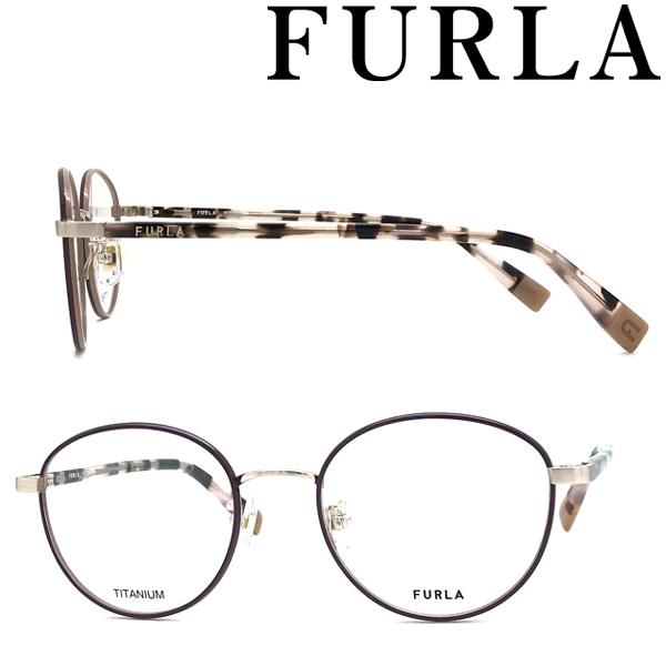 FURLA（フルラ） メガネフレーム ブランド モーブ 眼鏡 VFU-575J-0F78