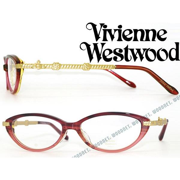 Vivienne Westwood メガネフレーム ブランド VW-7039-RG レッド