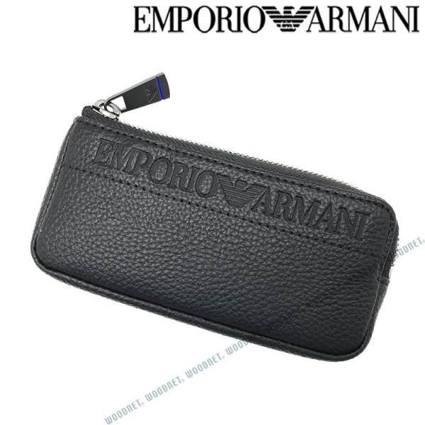 EMPORIO ARMANI エンポリオアルマーニ キーケース ブラック Y4R201