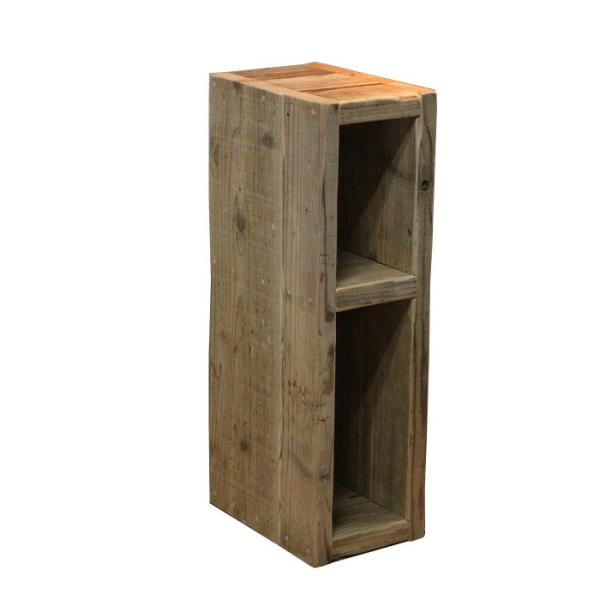 【素材・生産】OLD ASHIBA（足場板古材）※実際に建築現場で使用された無垢の杉足場板です。本社広島県廿日市市の工場で一つ一つ手作業で選別→水洗い→天日乾燥→研磨→製作→出荷を行っています。【組み立て】組み立て不要の完成品