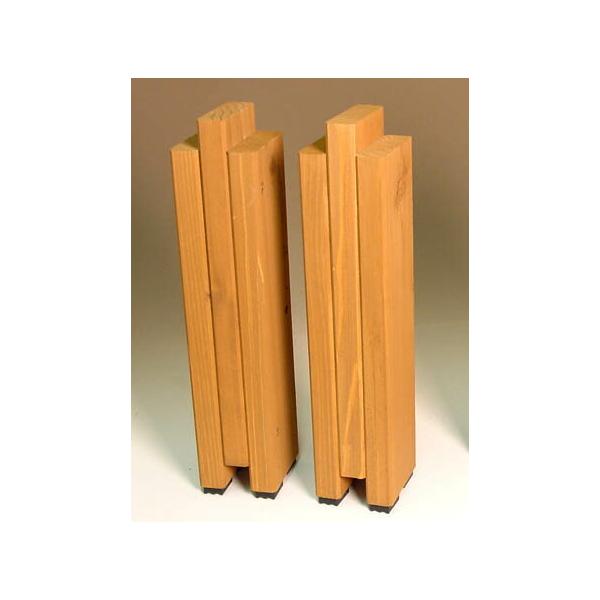 【素材・生産】◇国産杉本社広島県廿日市市の自社工場で一つ一つ手作りで生産【SPEC】外寸：幅81×奥行90×高さ385ｍｍ重さ：約2.4kg／１セット（脚2本）【付属品】取付用ビス（棚板裏側の溝に脚を差し込んで、付属のビスで固定します）【ご...