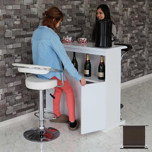 テーブル バーカウンター カウンターテーブル 幅100 ホームバー 収納 棚付き おしゃれ 選べる 2色 完成品 Ik 131 インテリア 雑貨 ホビーズ 通販 Yahoo ショッピング