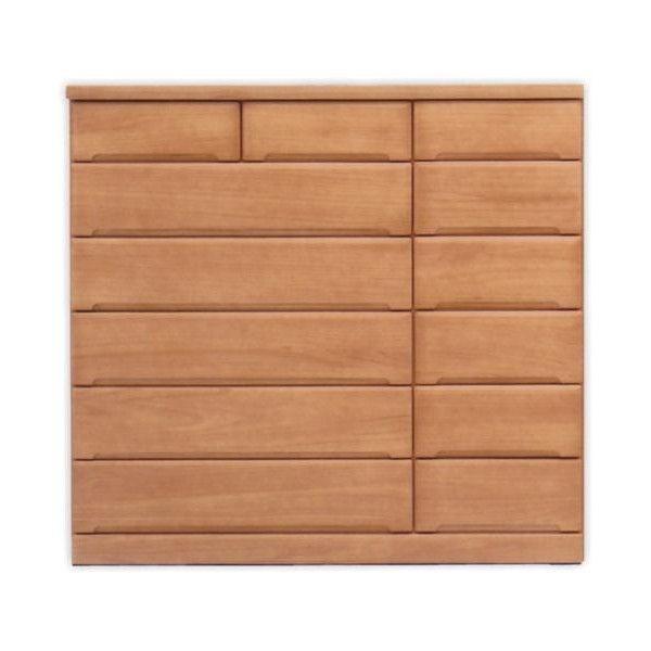 【25・26日限定 ポイント10倍】チェスト タンス ハイチェスト 幅150 6段 桐材 天然木 大容量収納 スライドレール付き 箱組 北欧 モダン 大川家具 日本製 完成品