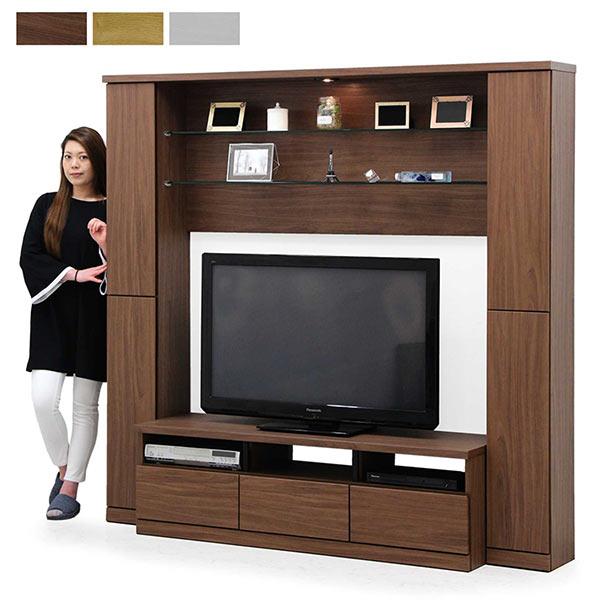 テレビ台 テレビボード 幅190cm 高さ180cm ハイタイプ 北欧 テレビ台 ハイタイプ 幅190 高さ180 白 おしゃれ 北欧 木製 大