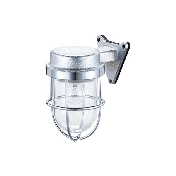 松本船舶 マリンランプゼロフランジ シルバー ランプ無し ZR-FR-S