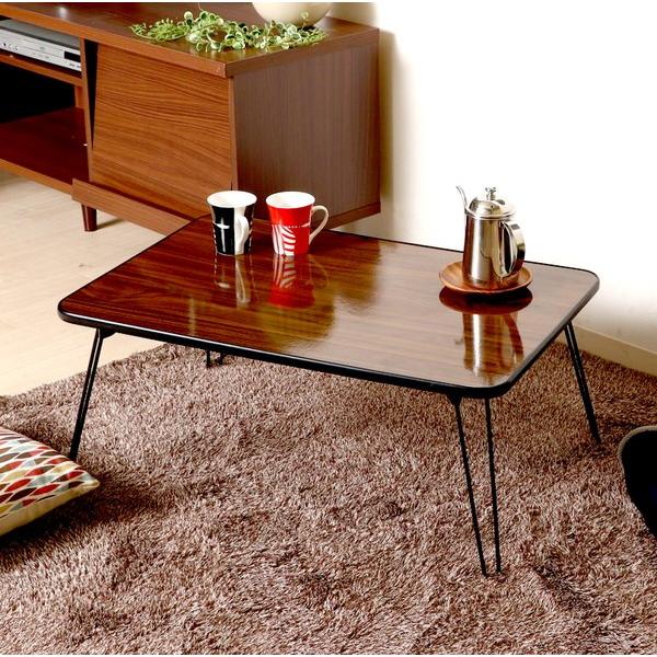 センターテーブル ローテーブル おしゃれ 北欧 木製テーブル 安い 一人暮らし 机 軽量 コンパクト ブラウン 小型 小さい ミニ Kag Woods 通販 Yahoo ショッピング