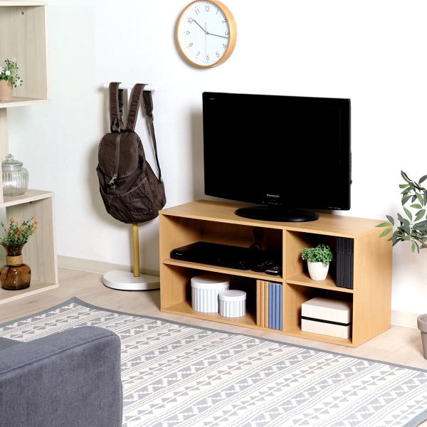 テレビ台 ローボード テレビボード テレビラック TV台 TVラック おしゃれ 収納 薄型 コンパクト 小型 小さい 幅90 ナチュラル