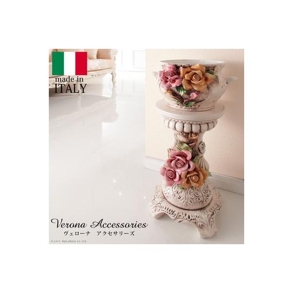 【Made in Italy】ヴィンテージ 陶器製フラワースタンド &プランター フラワースタンド イタリア ヨーロピアン アンティーク風 : WOODS