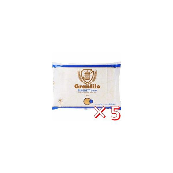 【ケース購入】グランフィーロ　スパゲッティ1.6mm（No.6） 3kg×5袋（業務用）