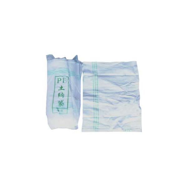 土のう袋 (グリーンライン)横：約48cm×縦：約62cm用途：建設廃材などの回収、運搬用（ゴミ、ガラ入れ）、災害復旧工事等※こちらの商品は土や砂をいれてご使用頂くのにも適しています。