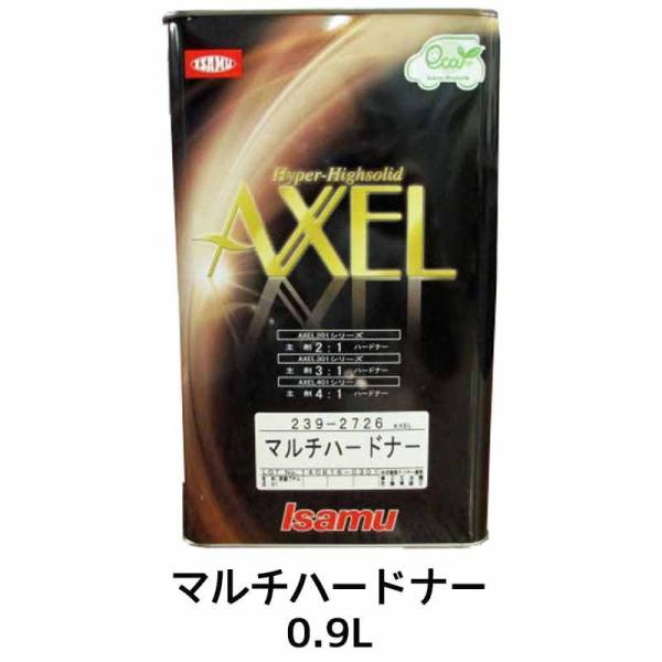 イサム塗料 アクセルマルチハードナー 0.9L 23927263 取寄 : ネット