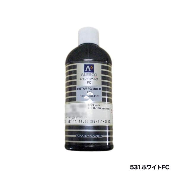 関西ペイント 381-531 レタンPGマルチFC 塗料 531 ホワイトFC 0.3L 取