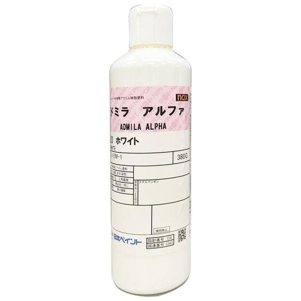 日本ペイント　アドミラ 日本ペイント 3010828 nax アドミラアルファ 320 ホワイト 380G