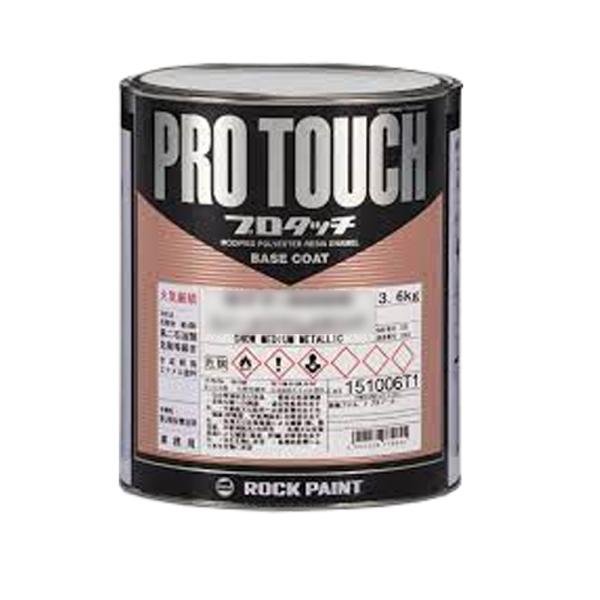 ロックペイント 077-0204-02プロタッチ ホワイト 3.6kg×1缶 取寄 