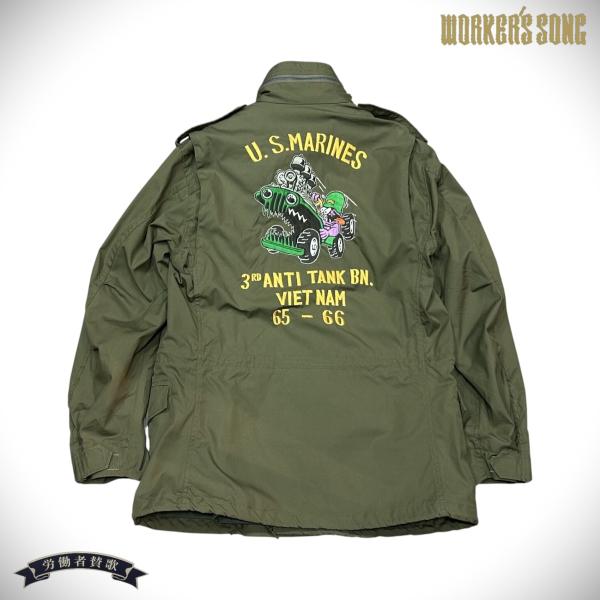 BUZZ RICKSON'S バズリクソンズ ミリタリー バック刺繍 ジャケット M65