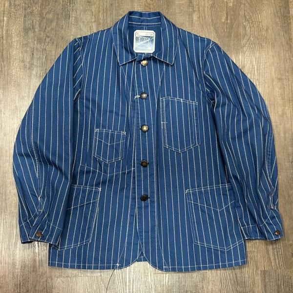 HEAD LIGHT ストライプ カバーオール 楽天市場】HEADLIGHT ヘッドライト 実名復刻 11oz ヒッコリー