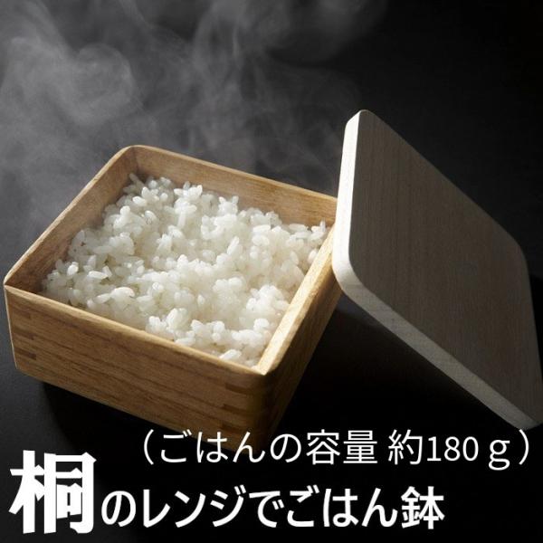 桐のレンジでごはん鉢 保存容器 桐 冷凍保存 電子レンジ対応 木 木材 水洗い ごはん ご飯容器 保存容器 レンジ ごはん容器 ごはん鉢 容器