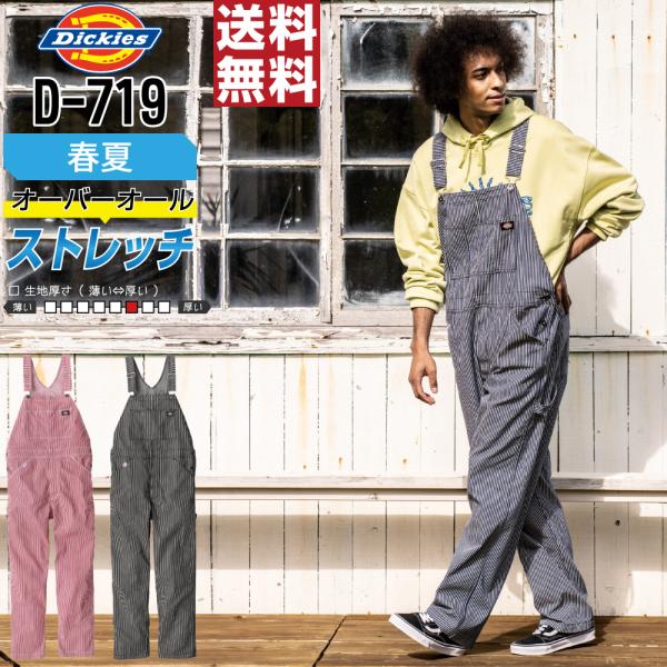 Dickies ディッキーズ D-719 春夏 ストレッチ ヒッコリー