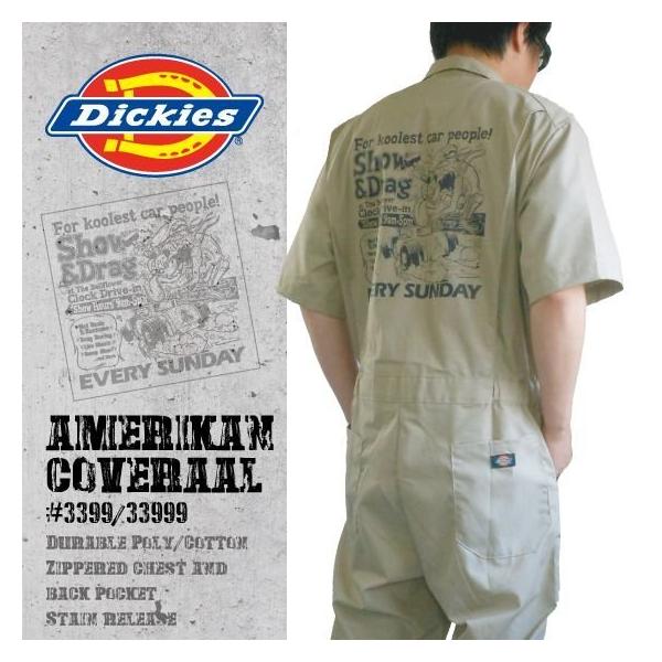 ディッキーズ つなぎ プリント 半袖 アメカジモデル Buyee 日本代购平台 产品购物网站大全 Buyee一站式代购 Bot Online