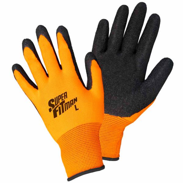富士手袋工業 No.9670-5 背抜き天然ゴム手袋 スーパーフィットマン 5双パック M/L