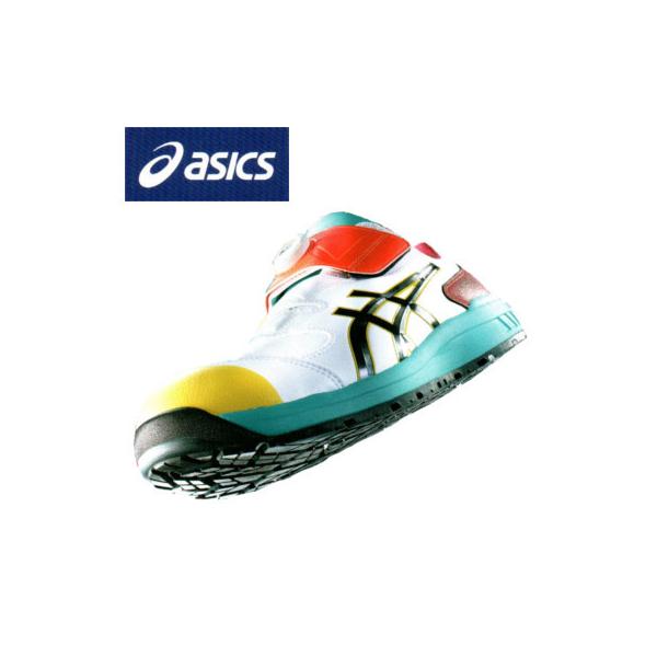 ASICS 安全靴 CP307 BOA マルチカラー 限定色 ASICS（アシックス） 安全靴 CP307 Boa ウィンジョブ マルチ 限定色