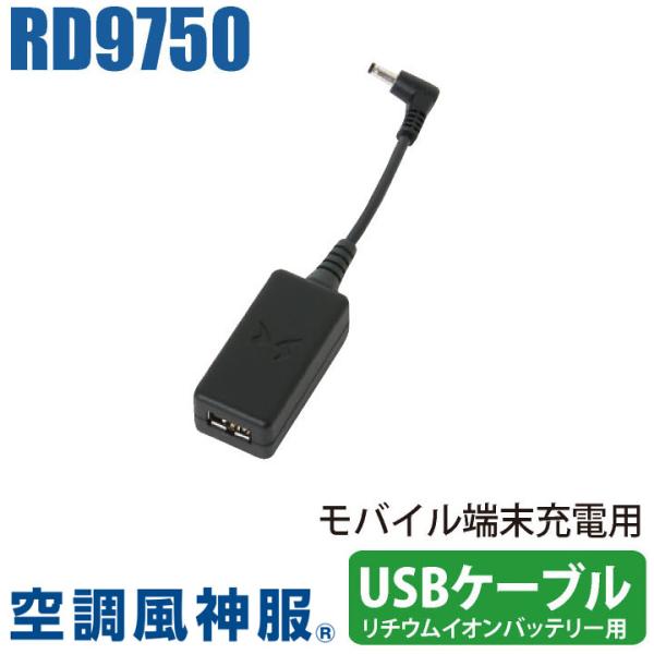 サンエス　空調服バッテリー、ファン、充電器、ケーブル各2個ずつ 空調ファン 交換用 ファン 2個 セット USB ケーブル付き 空調