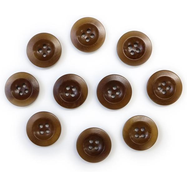 ●【サイズ】直径約20mm【数量】10個●【ボタンの形】四つ穴ボタン【材質】椰子の種 【カラー】ブラウン●【用途】イメージチェンジやボタンの取れてしまったスーツ・ジャケットなどに。●【特徴】糸通し用の穴が四つ空いた、衣類に合わせやすいボタン...