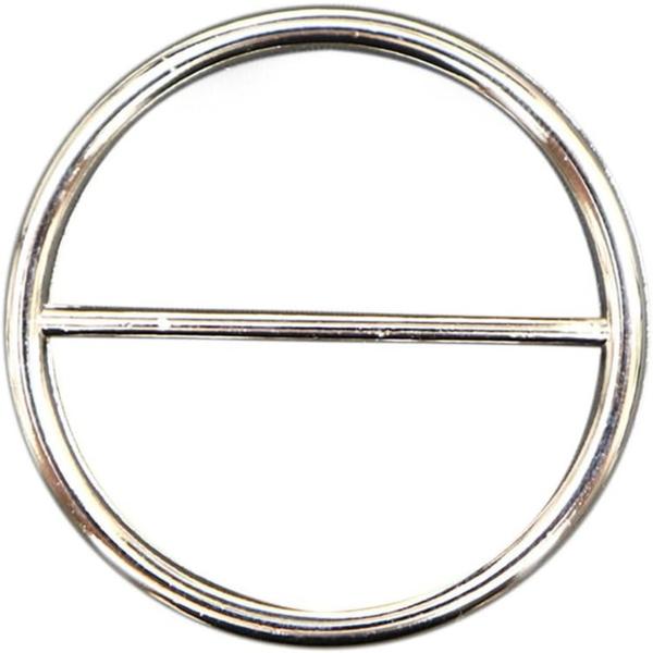 ●【サイズ】約45mm●【入り数】3個入り●【カラー】シルバー●【材質】金属●【用途】針無しの丸型バックルです。ベルトやショルダー部分の製作・装飾・調節に便利です。