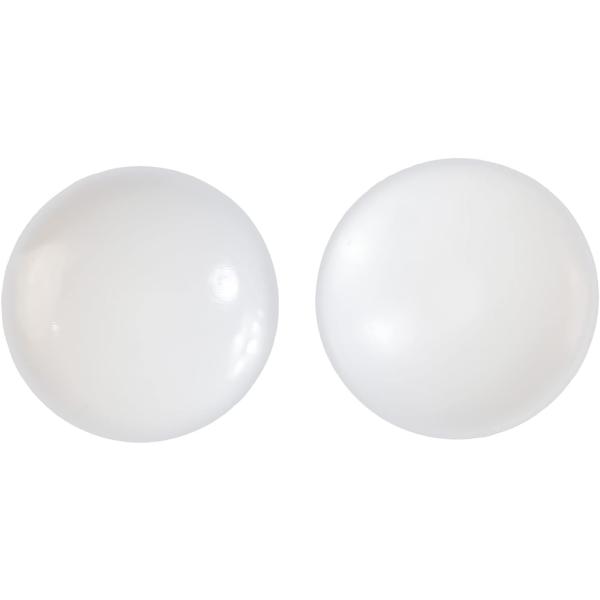 ●【サイズ】直径約40mm、高さ約6mm●【素　材】プラスチック●【カラー】ホワイト●【内容量】20枚●【特　徴】ハンドメイド用包みボタンです。お好きな柄の布やフェルトと、ボタン金具等を合わせてご使用下さい。