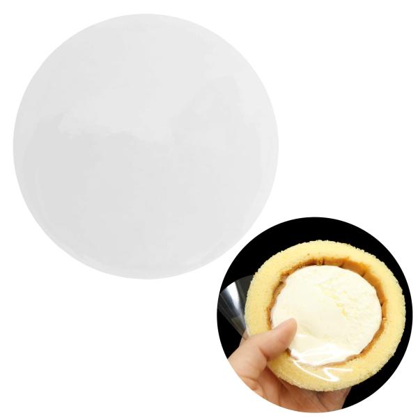 OPPシート 食品 丸抜き【直径90mm】円形 透明 食材の乾燥防止 ラッピング等に 国産【100枚】20ミクロン