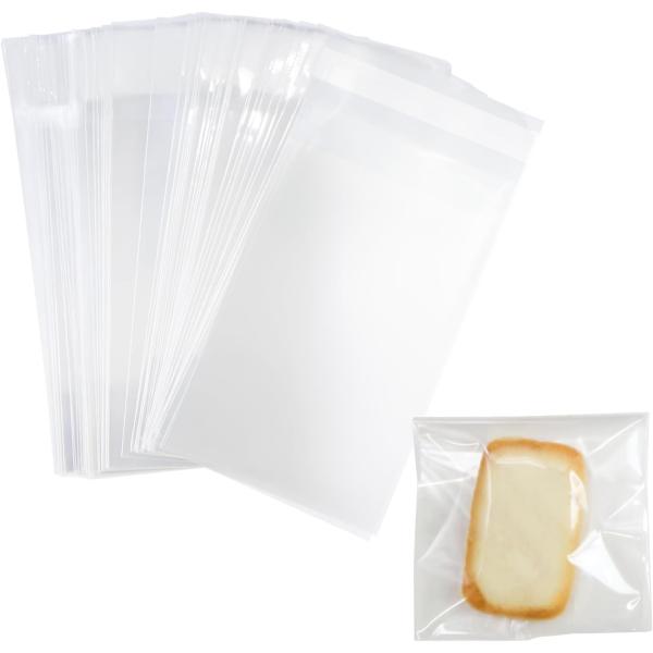 お菓子用OPP袋 ラッピング 包装 70x110+30 30ミクロン テープ付【100枚】スイーツパック 食品用