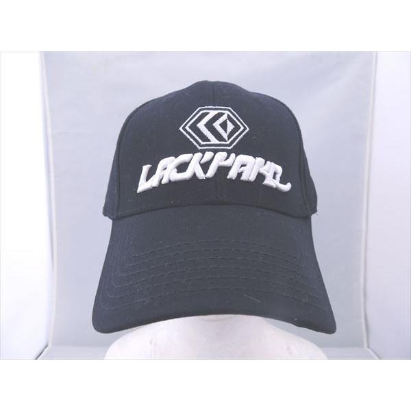 オリジナル ベースボールキャップ LACKPARD 黒 1998●