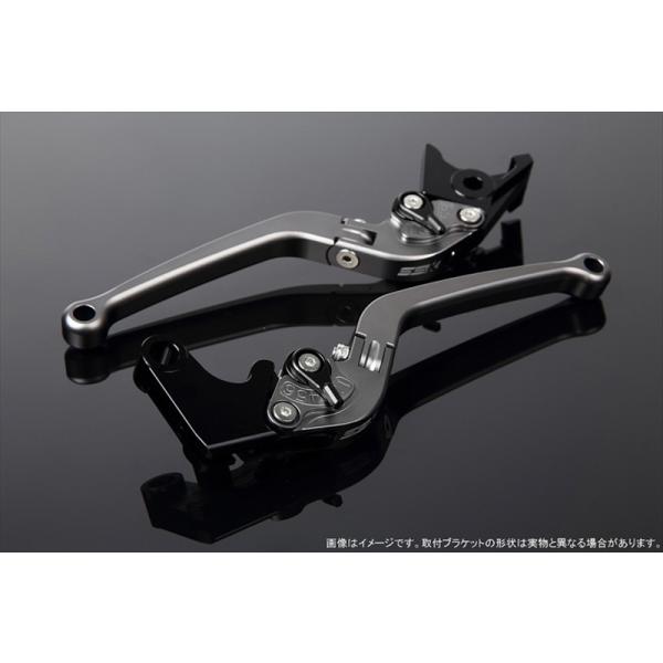 バイクパーツ ハンドル エスエスケイ スピードラ アジャストレバー スタンダード可倒式 Mチタン/Mブラック GSX250R Vストローム250 LVAM048TM-BK