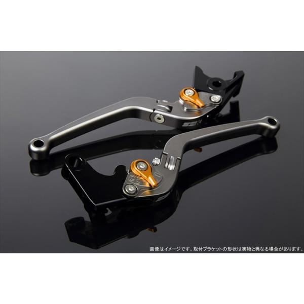 バイクパーツ ハンドル エスエスケイ スピードラ アジャストレバー スタンダード可倒式 Mチタン/Mゴールド GSX250R Vストローム250 LVAM048TM-GD