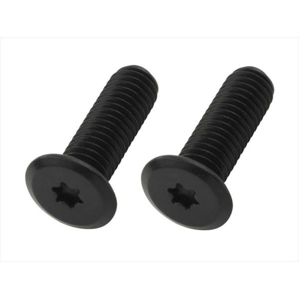 バイクパーツ メンテナンス ポッシュフェイス トルクス スリムヘッドボルト M5X16 ブラック ステンレス 2pcs 930516-K2