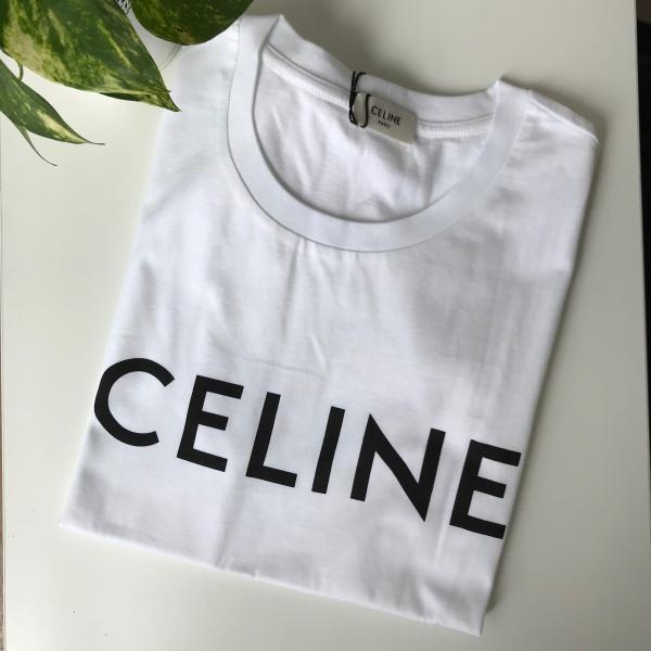 s CELINE セリーヌ Tシャツ レディース 2X314916G.01OB 白 ロゴ 送料無料ギフト包装