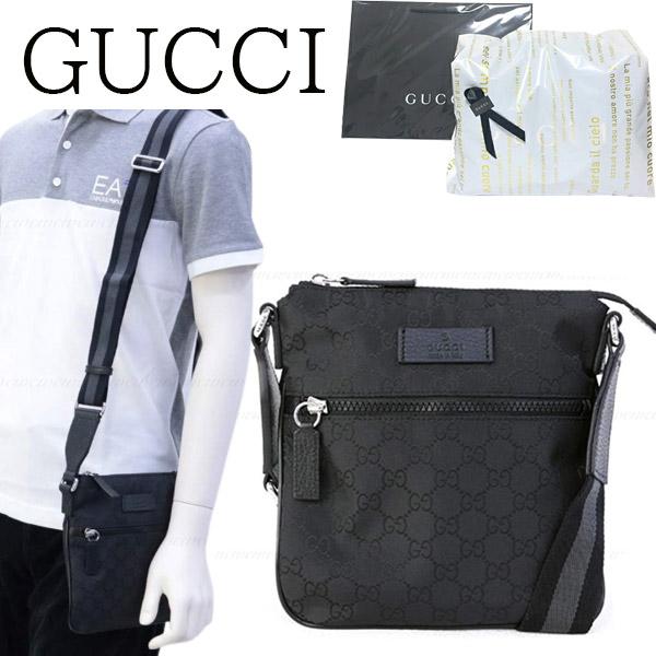 GUCCI グッチナイロンショルダーバッグ 449183 G1XHN メンズ 男性 送料