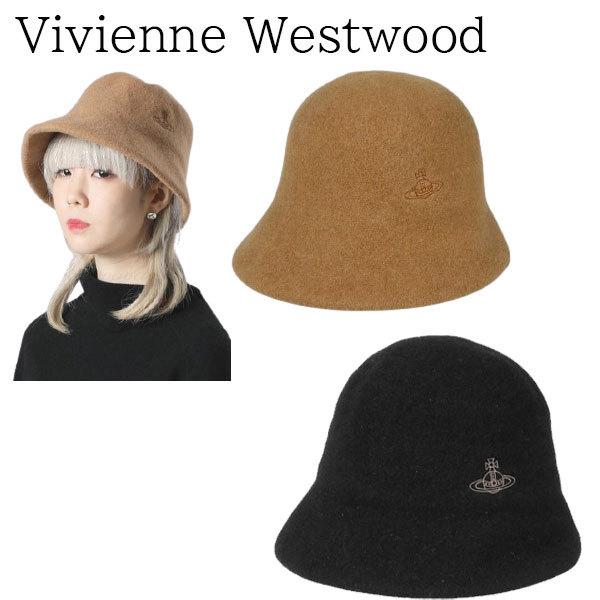 Vivienne Westwood ヴィヴィアンウエストウッド ハット ORB刺繍 バスククロッシェ 帽子 送料無料ギフト包装 誕生日 お祝い  :76892133:World closet 通販 
