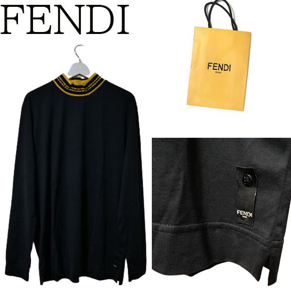 フェンディ FENDI ハイネック 長袖Tシャツ メン 新品 送料無料ギフト包装 プレゼント