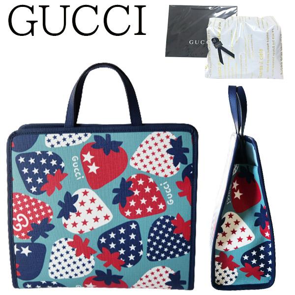 GUCCI グッチ 大人OK！イチゴのトートバッグ 605614 UR3DN 4990